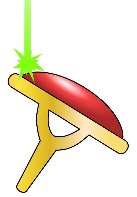 大きい石付きリングへのレーザー