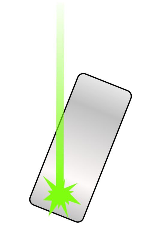 平打ちリングへのレーザー